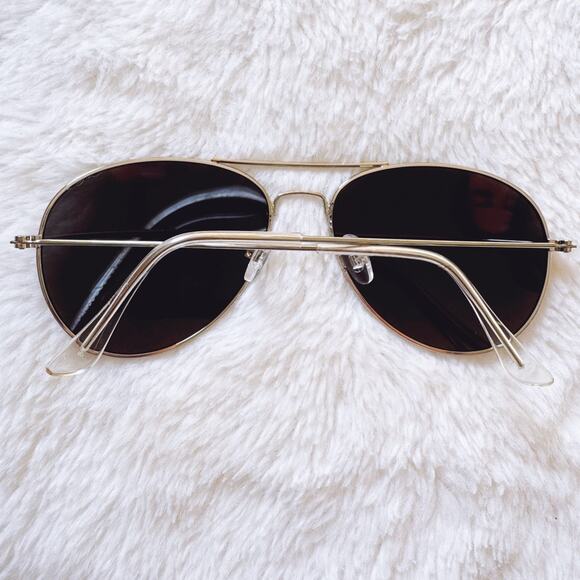 Flynn Silver W/ Mirrored Lenses Aviator Sunglasses - Picture 12 of 12